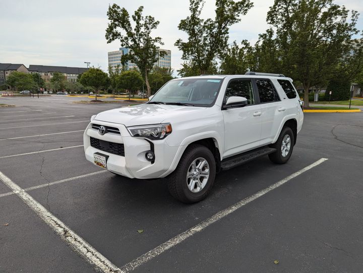 Front quarter view of a 2024 Toyota 4Runner