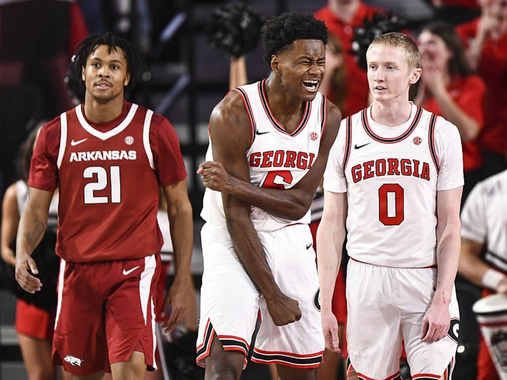 A Late Push Was Not Enough as Arkansas Falls 90-76 at Georgia