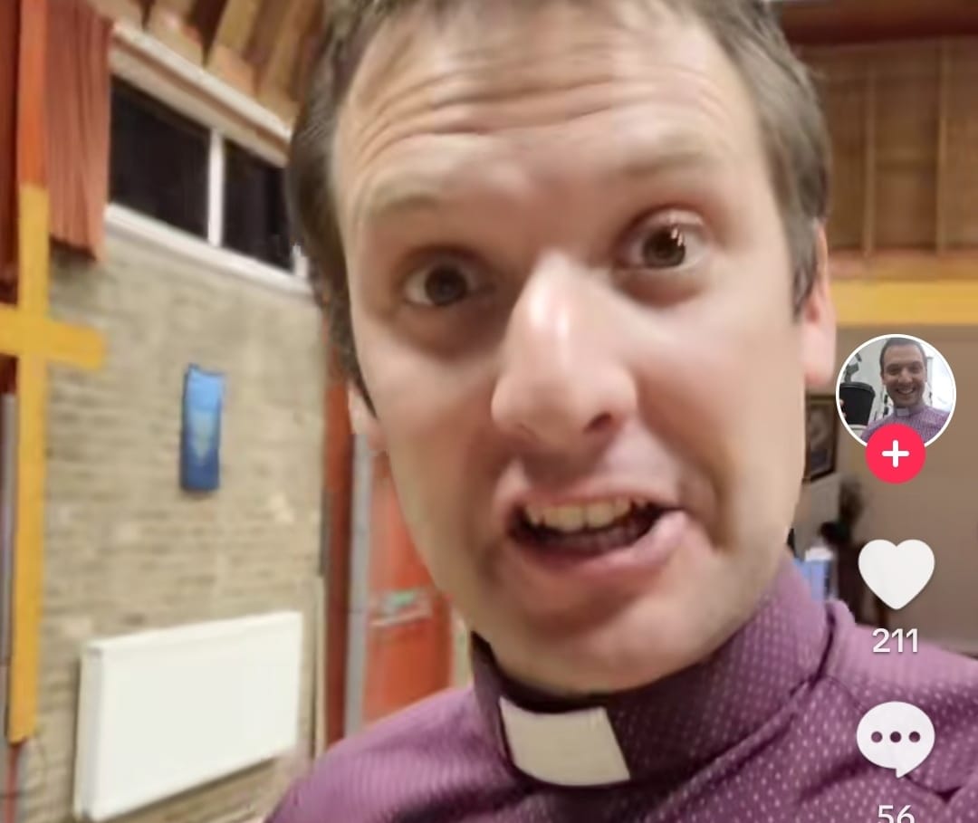 Vicar goes viral