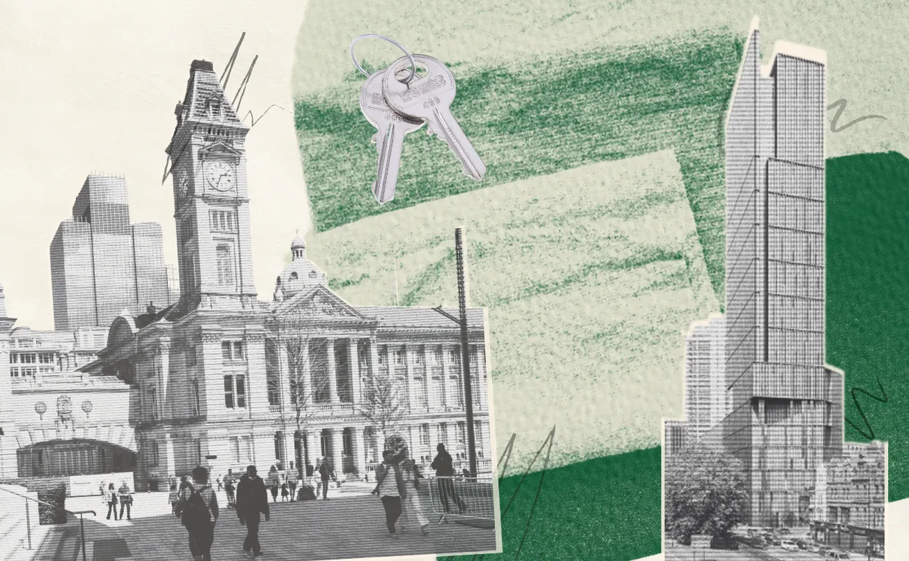 Who lives in the city centre?