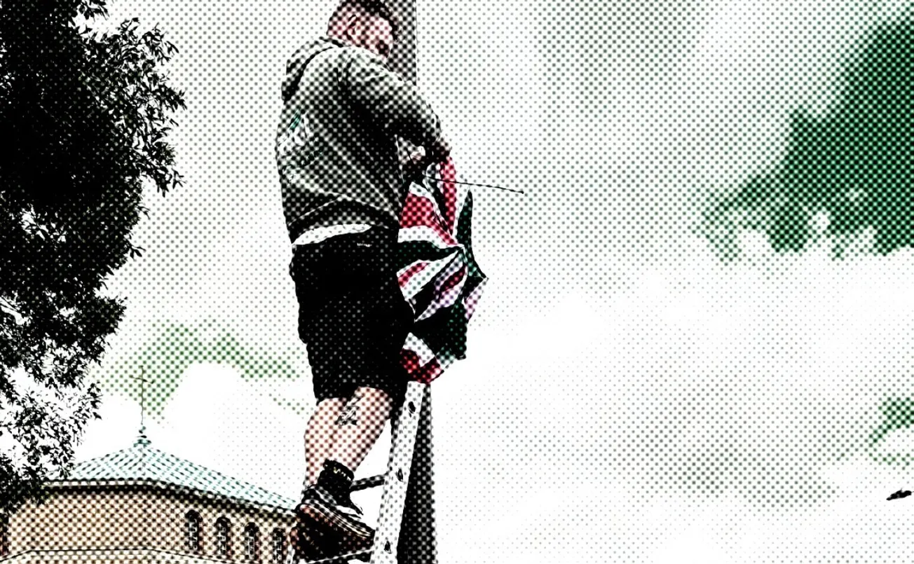 Who is responsible for all the flags in Northfield?