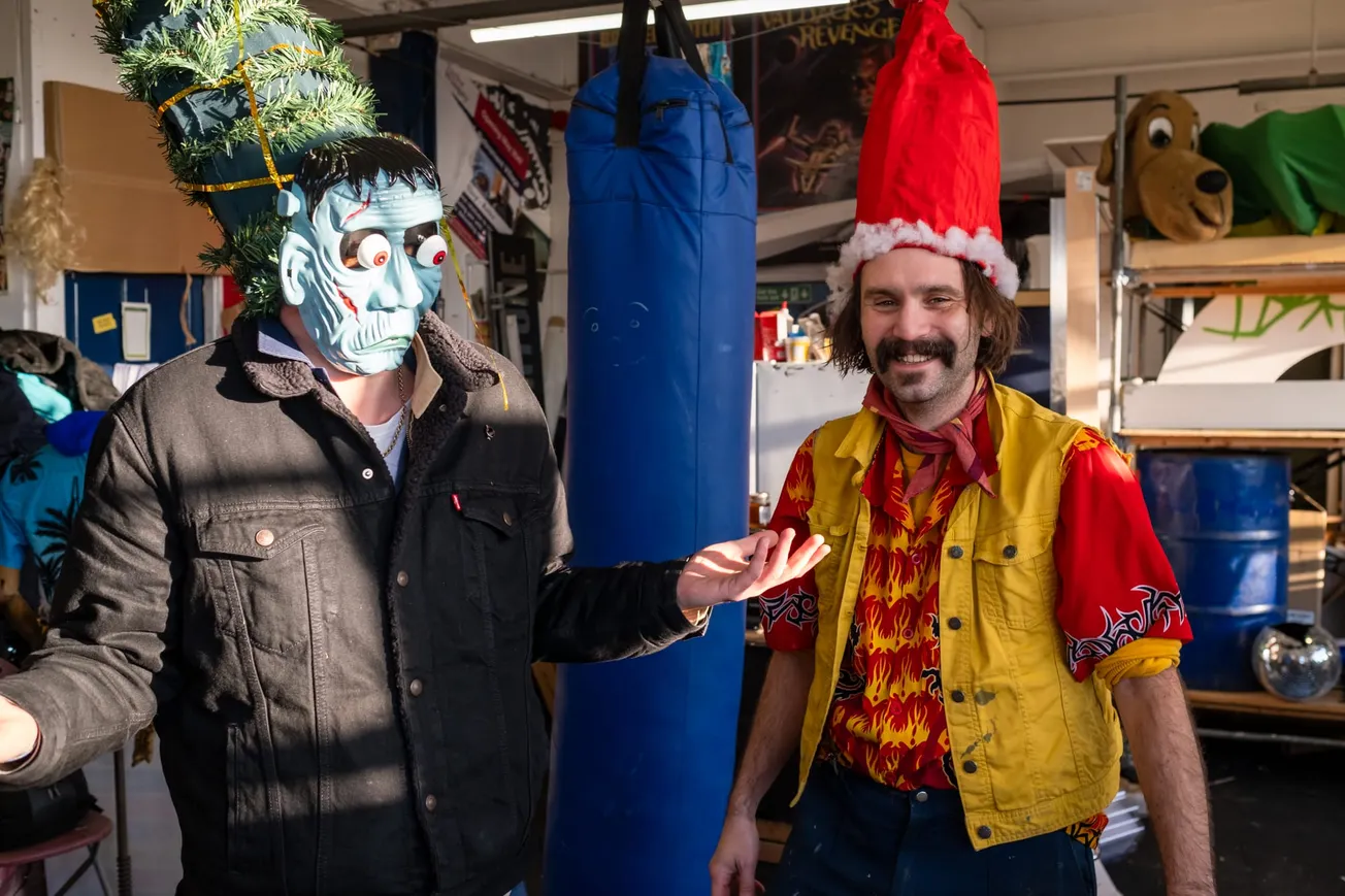 ‘Weirdness, art, and stuff’ - Foka Wolf and Tat Vision do Christmas