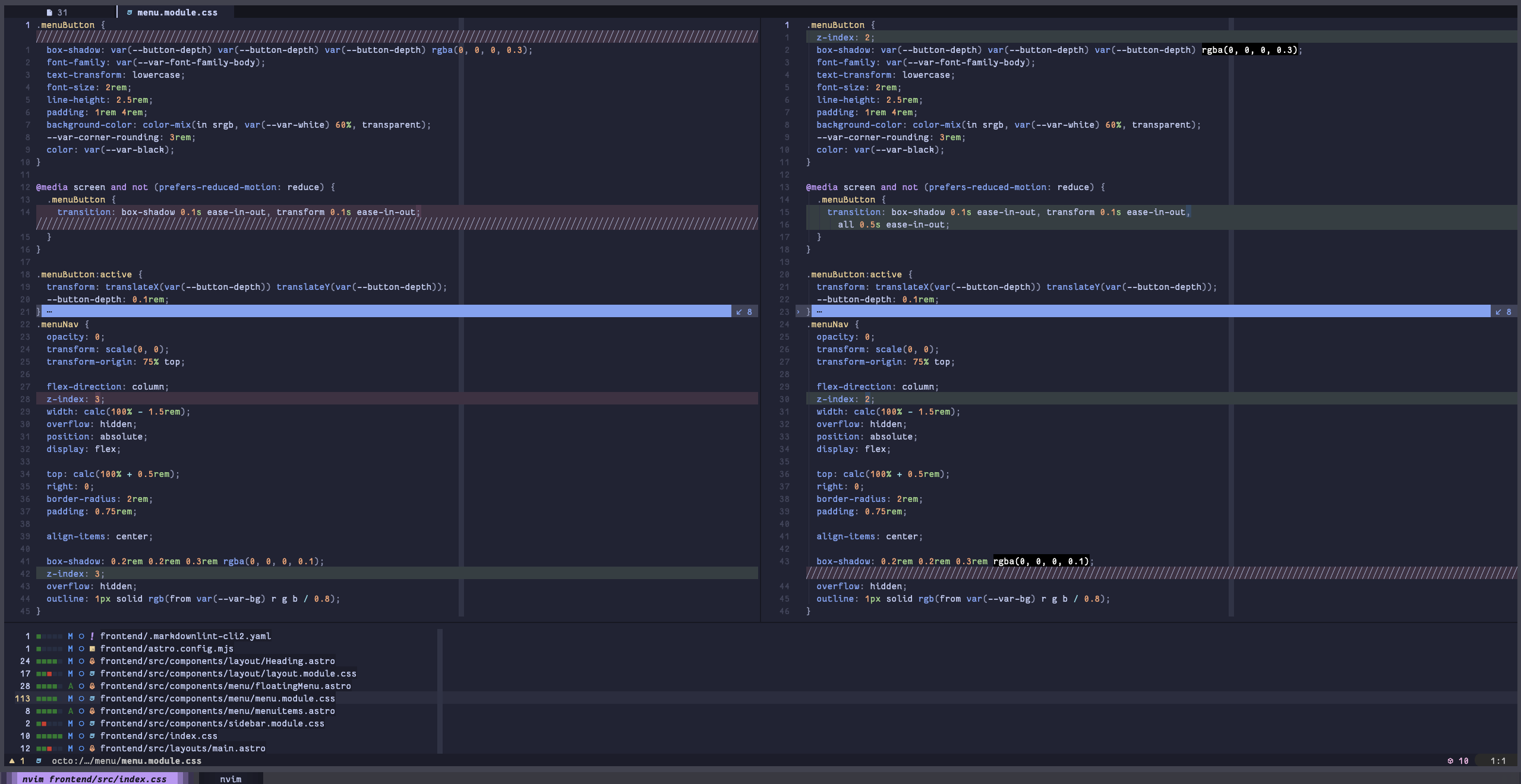 Looking at a PR change