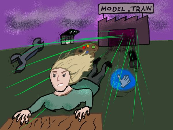 You're in love with the future, I don't know why.