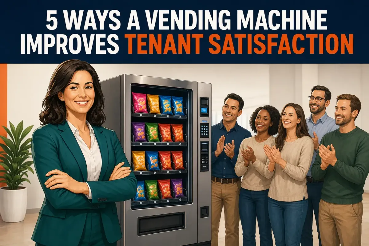 5 Ways a Vending Machine Improves Tenant Satisfaction