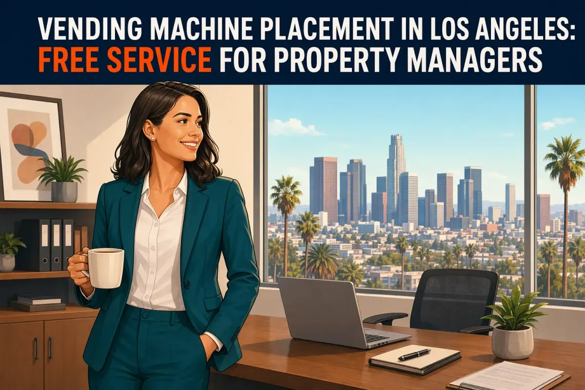 Vending Machine Placement in Los Angeles: Free Service for Property Managers