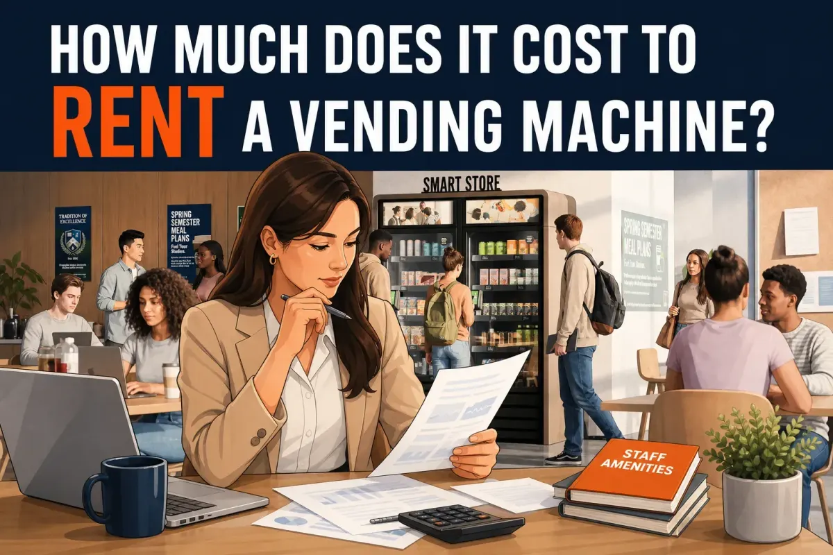 how much does it cost to rent a vending machine?