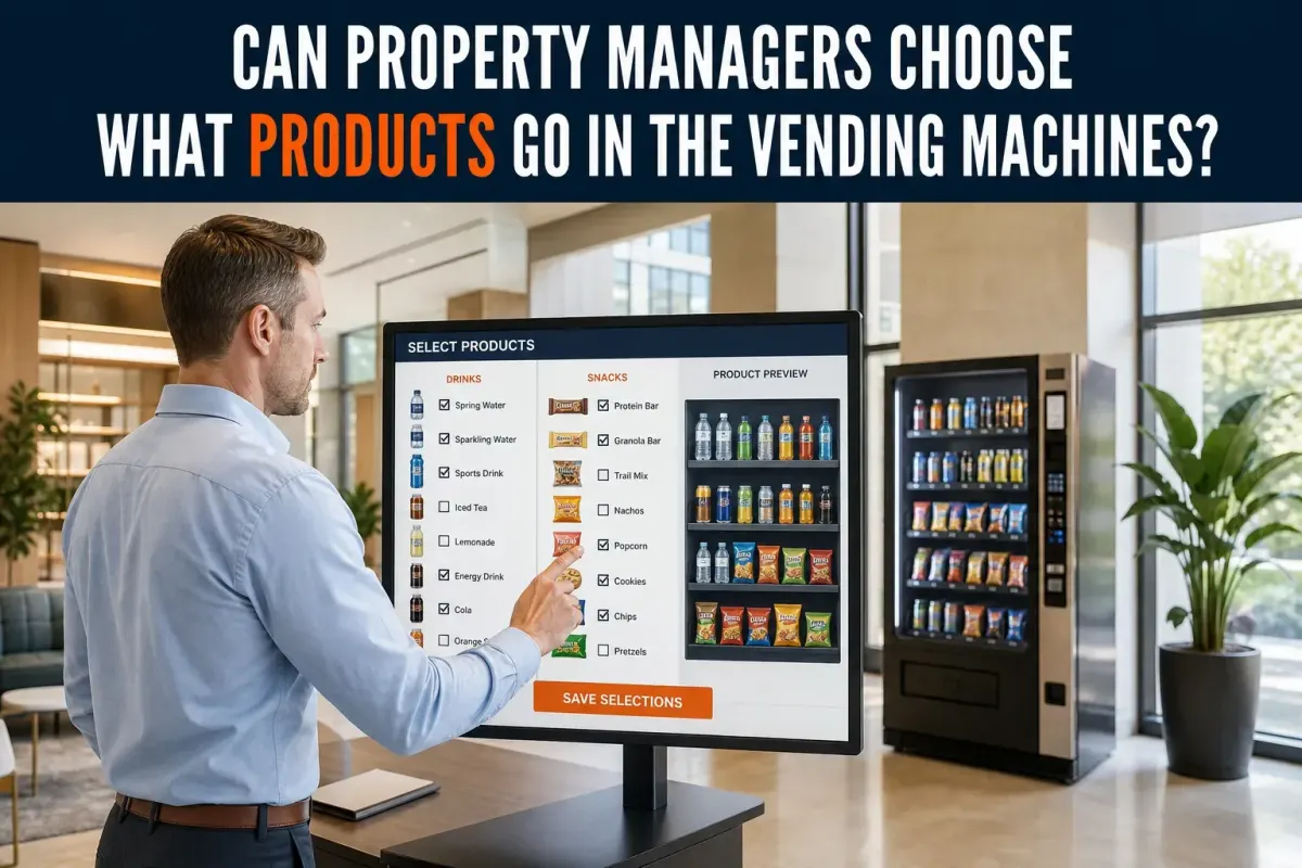 Can Property Managers Choose What Products Go in the Vending Machines?