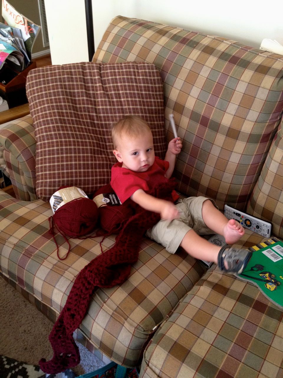 Really, Mommy, this is a piece of cake!