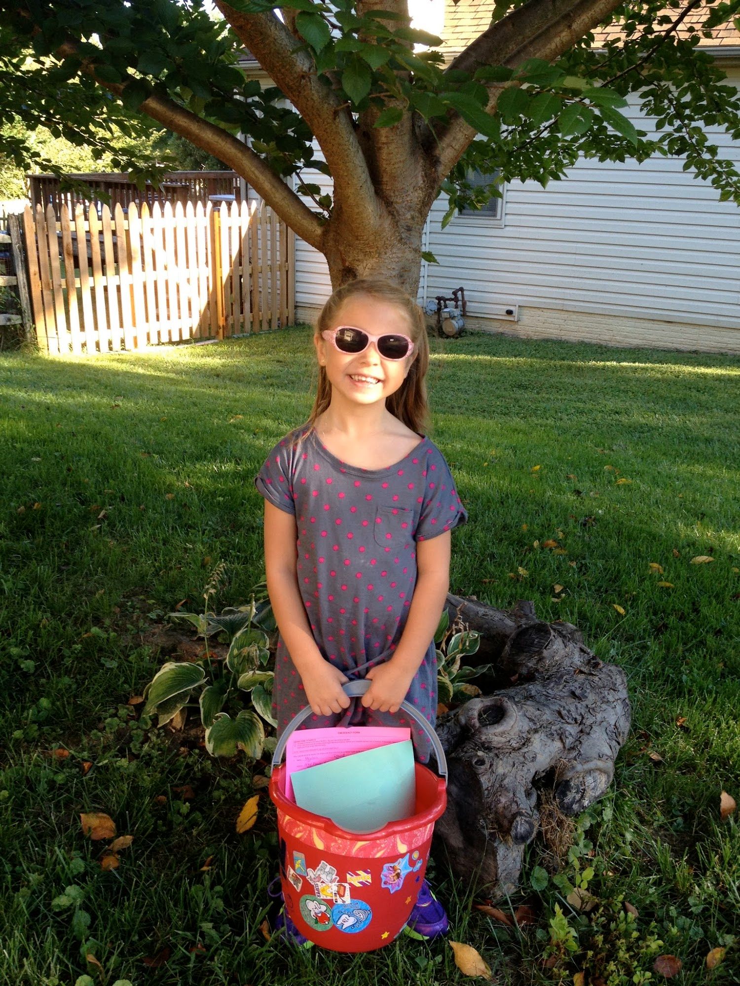 She wanted to wear her sunglasses in her