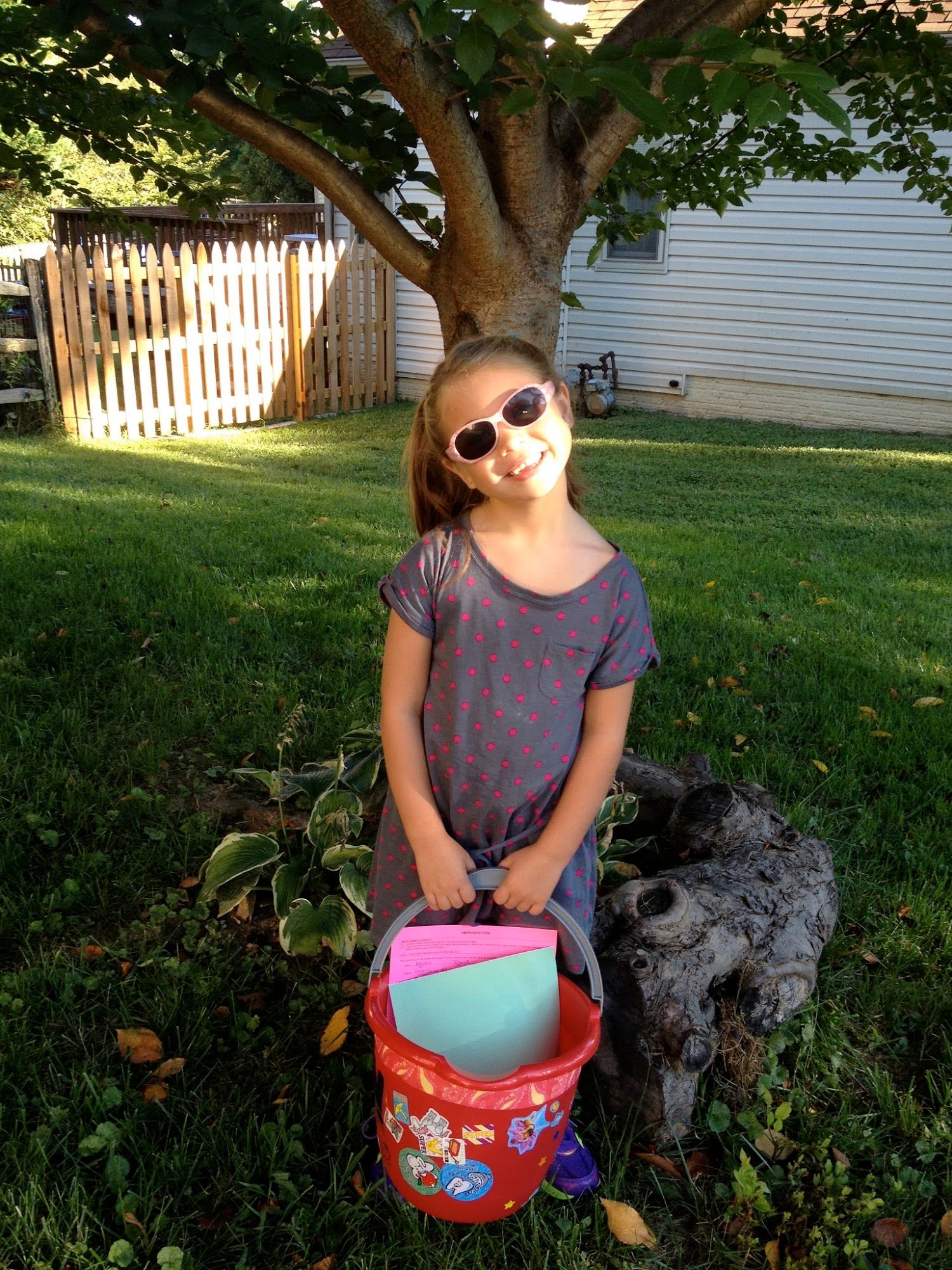 Someone is definitely ready for school!