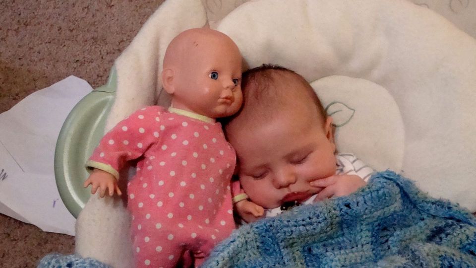 Almost Wordless Wednesday:  Sleepy Time