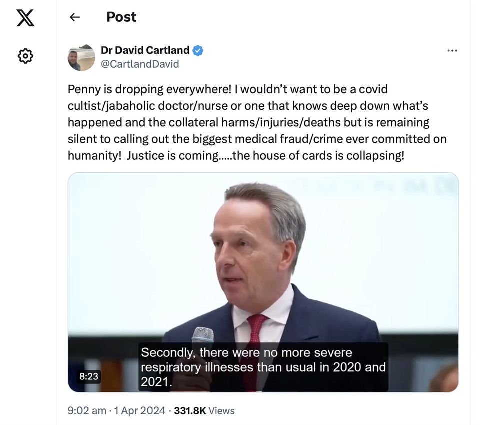 ‘COVID Was A Lie, An Illusion Created by Government to Take Complete Control’ & ‘The Penny Is Dropping Everywhere!’