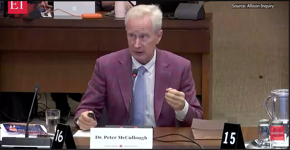 "The Vaccines were designed to kill" - Dr Peter McCullough