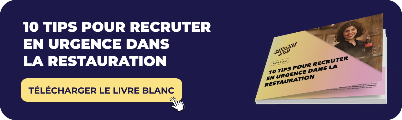 Livre blanc recruter urgence restauration