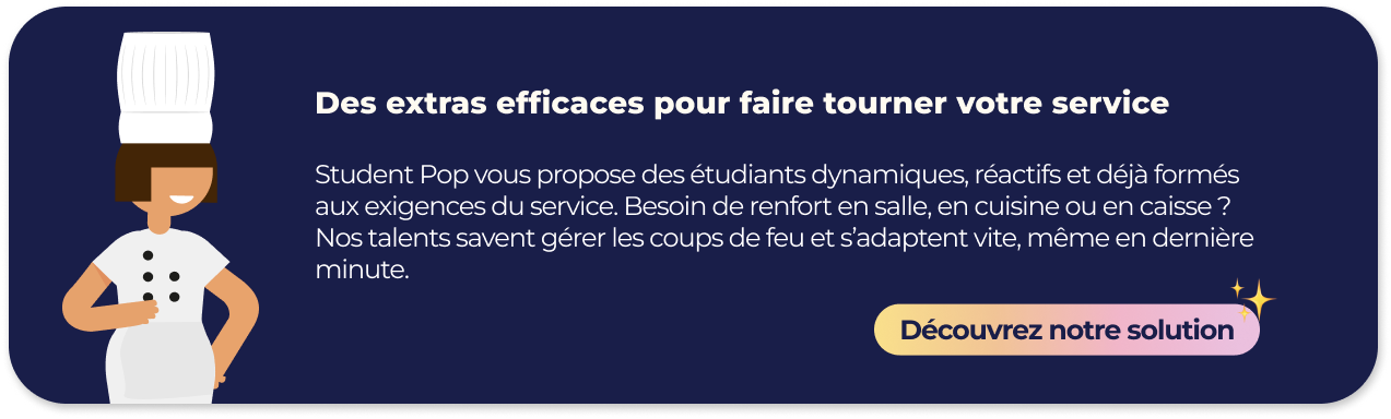 solution d'extras restauration