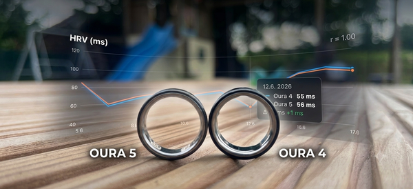 Oura 5 vs Oura 4: Část II.: Paralelní test!