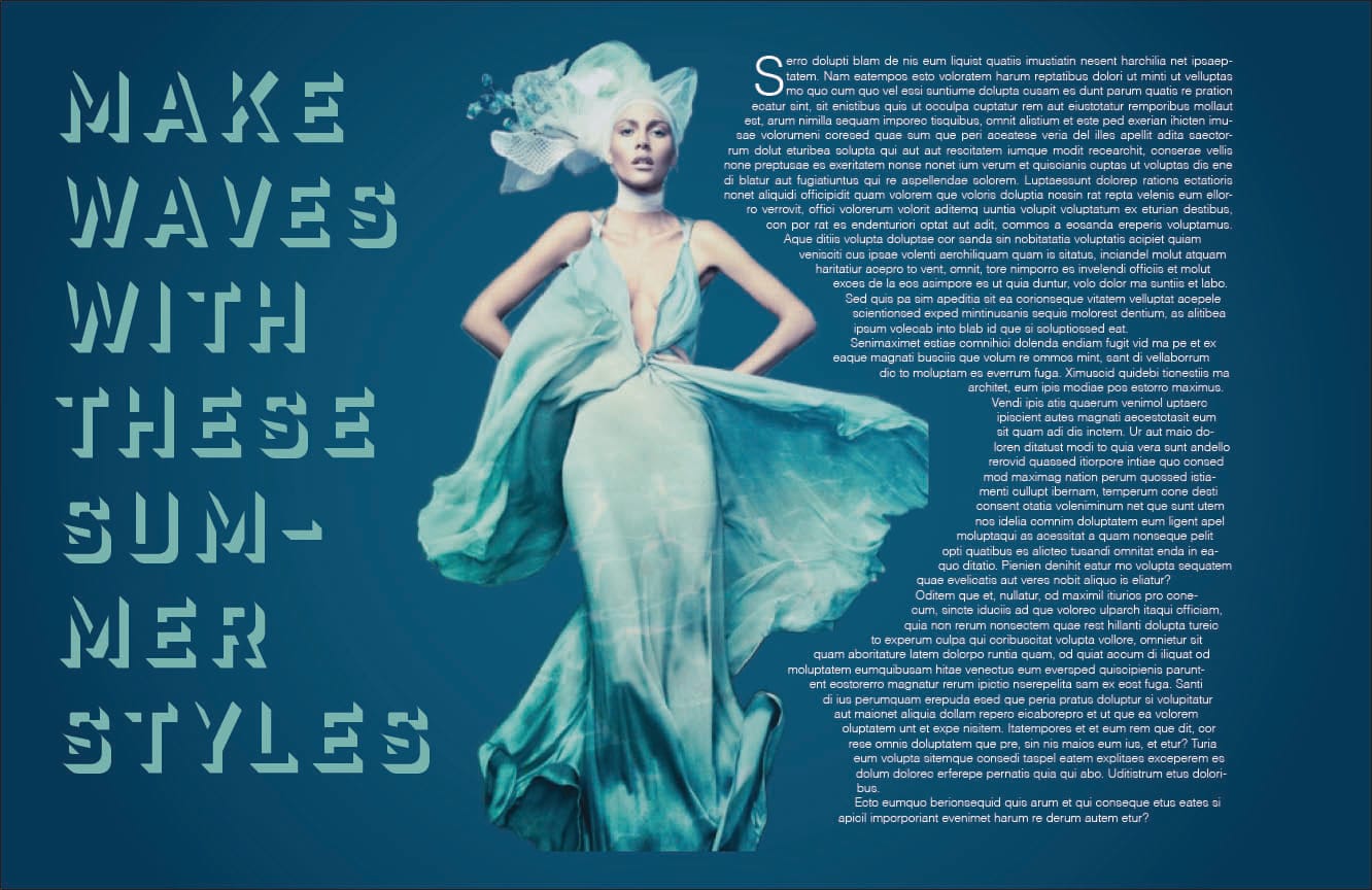 Sample Magazine Spread