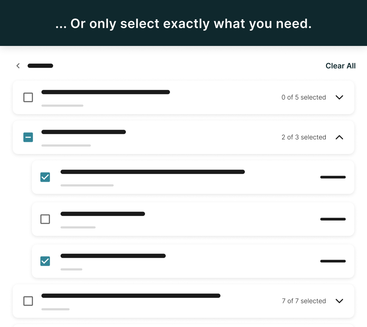 Upgrade modal illustrating conversion flow