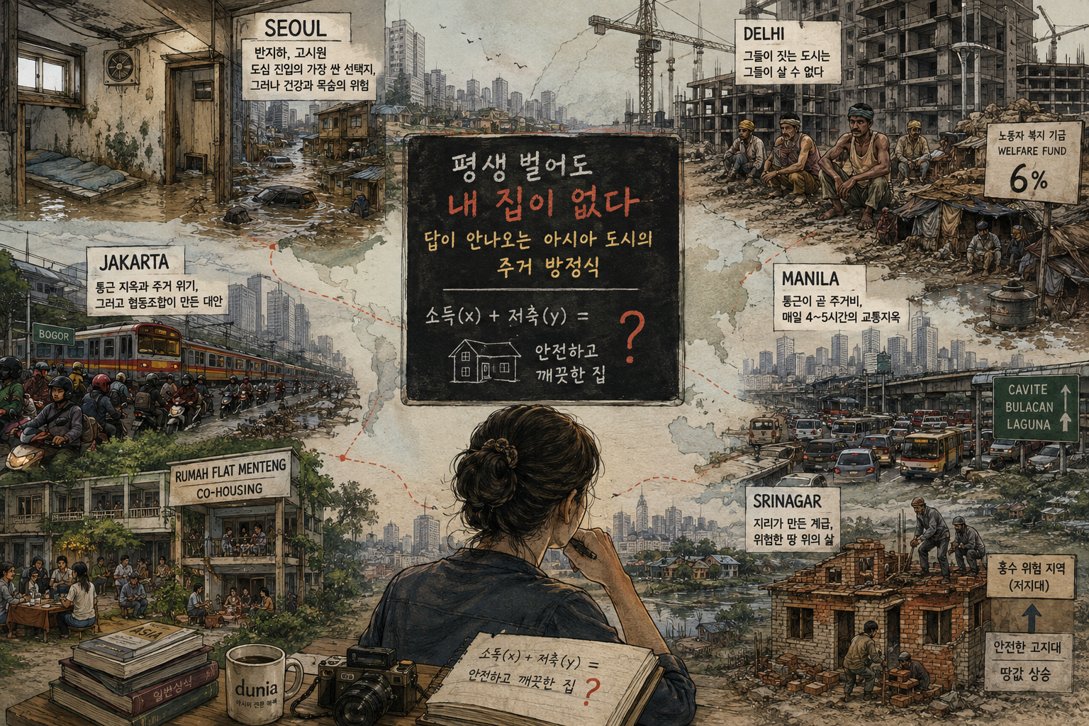 평생 벌어도 내 집이 없다: 답이 안나오는 아시아 도시의 주거 방정식