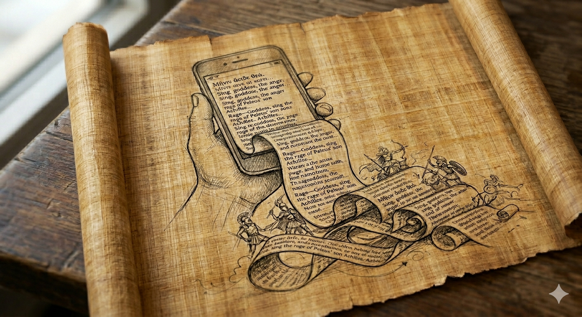 Can you doomscroll the Iliad?