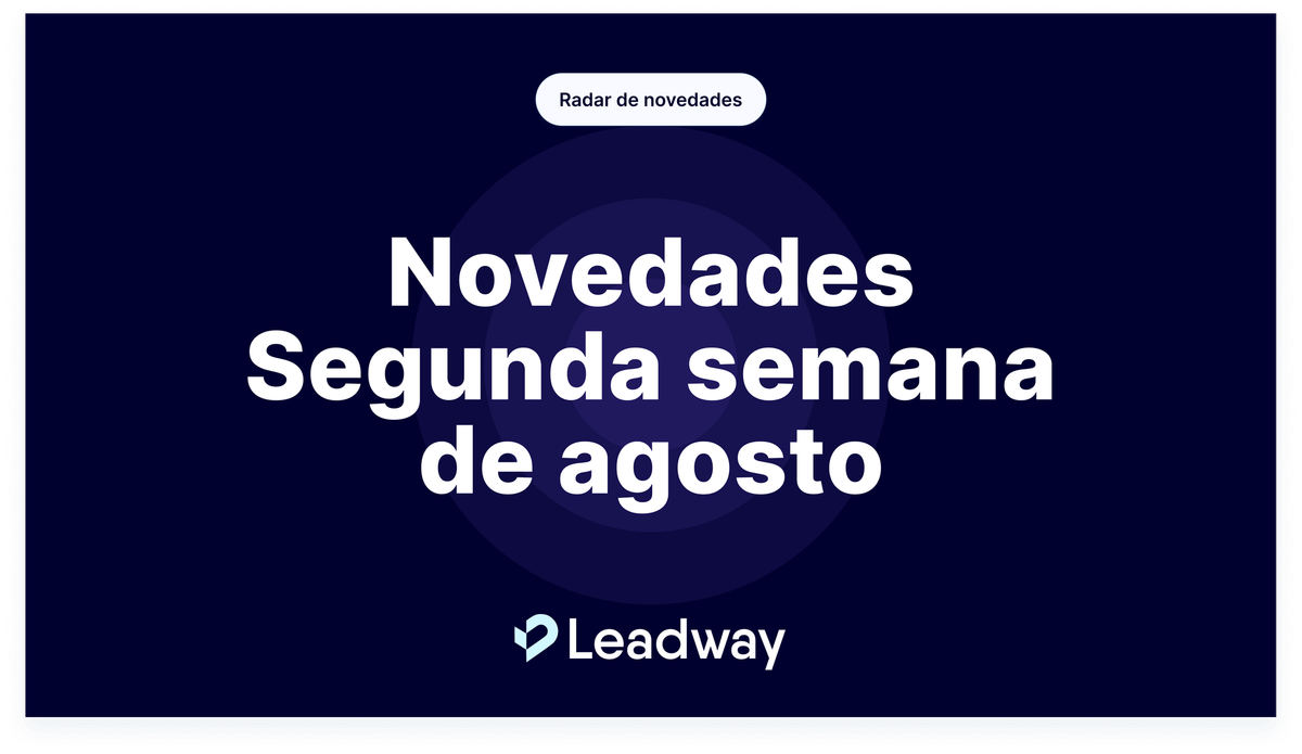 Novedades - Segunda semana de agosto