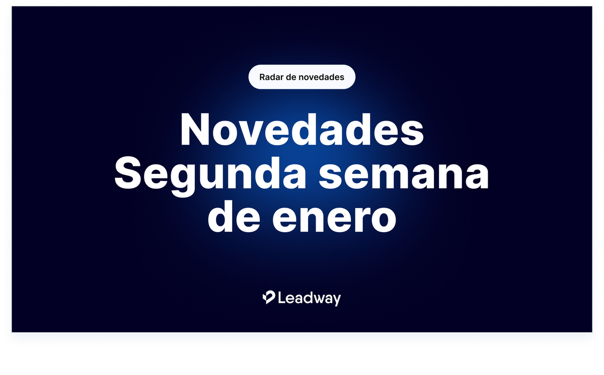 Novedades - Segunda semana de enero