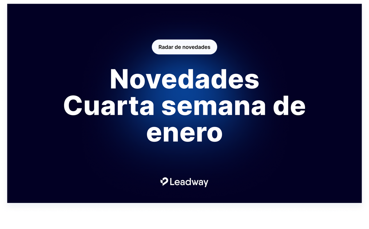 Novedades Cuarta semana de enero