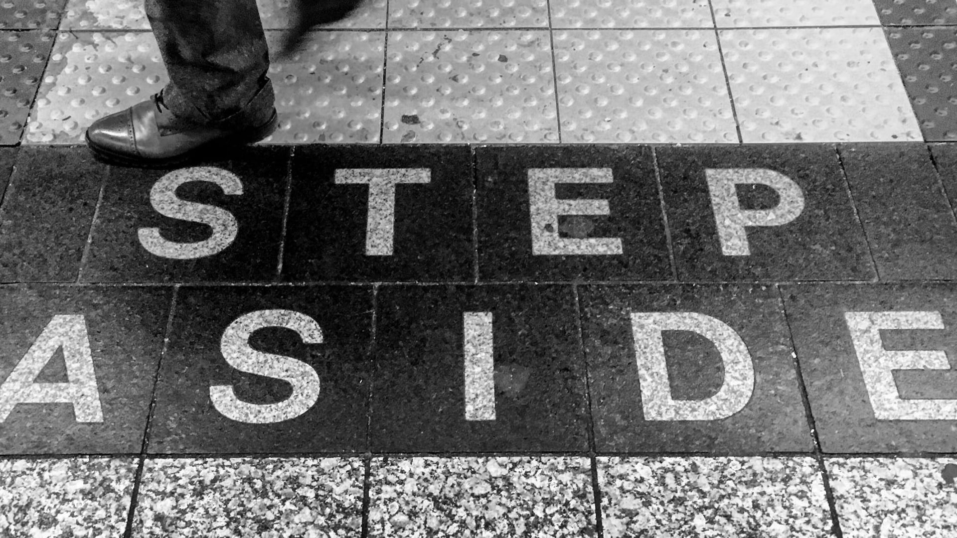 Step Aside (Not Out) So Others Can Step Up (Not In)