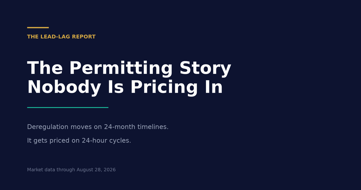 The Permitting Story Nobody Is Pricing In (FMKT)