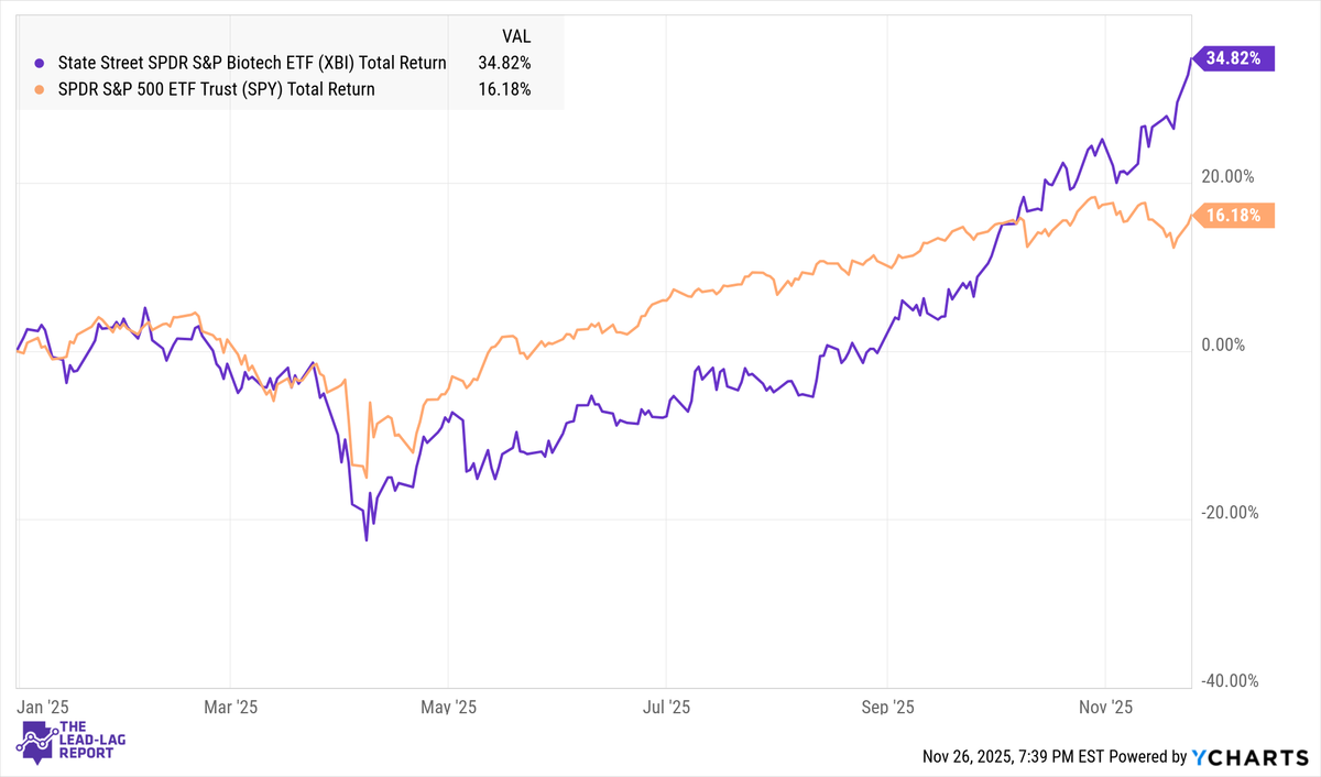 Biotech Breaks Away: Risk-On Rally Underpins Sector Outperformance