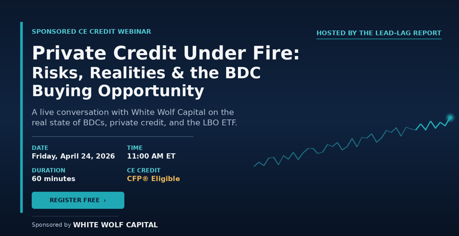 TODAY: Private Credit Under Fire: Risks, Realities & the BDC Buying Opportunity