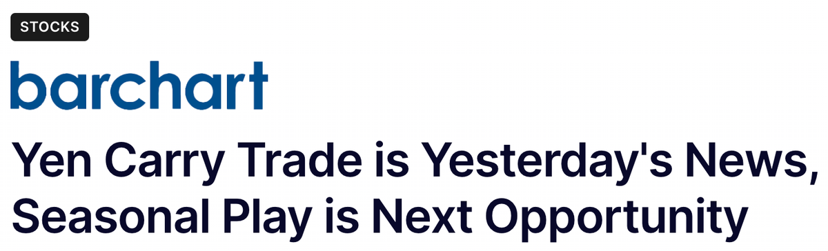 No, The Reverse Yen Carry Trade Isn’t Over