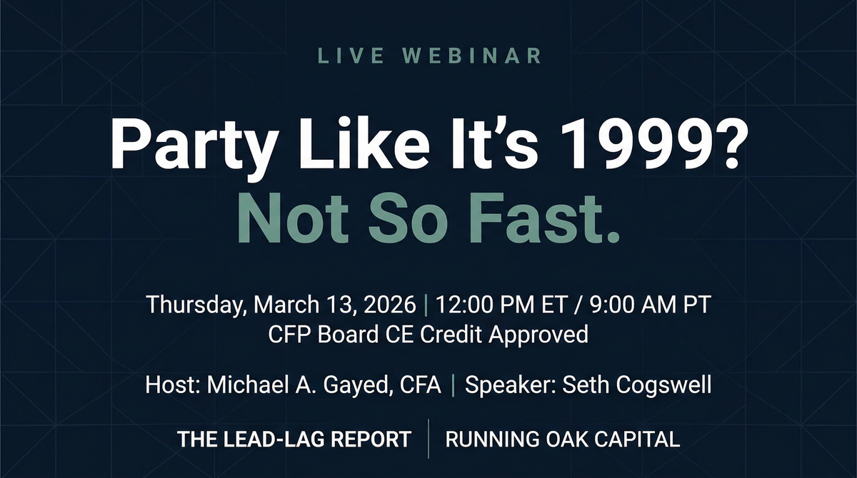 Party Like It’s 1999? Not So Fast.