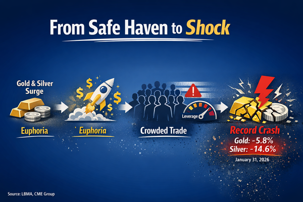 Will the Gold and Silver Crash Bring Back Treasuries as the Risk-Off Trade of Choice?