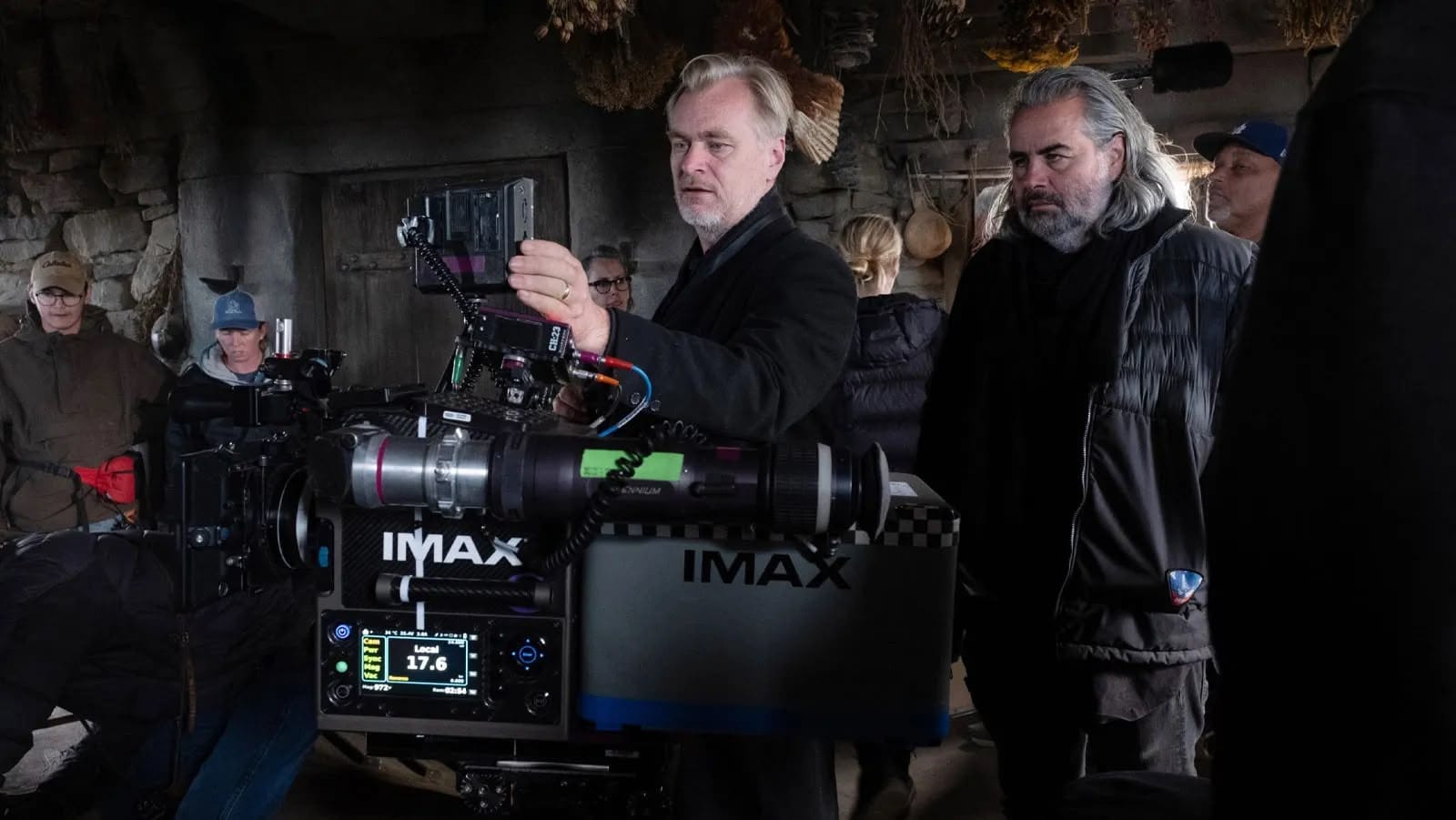 Christopher Nolan no set de A Odisseia