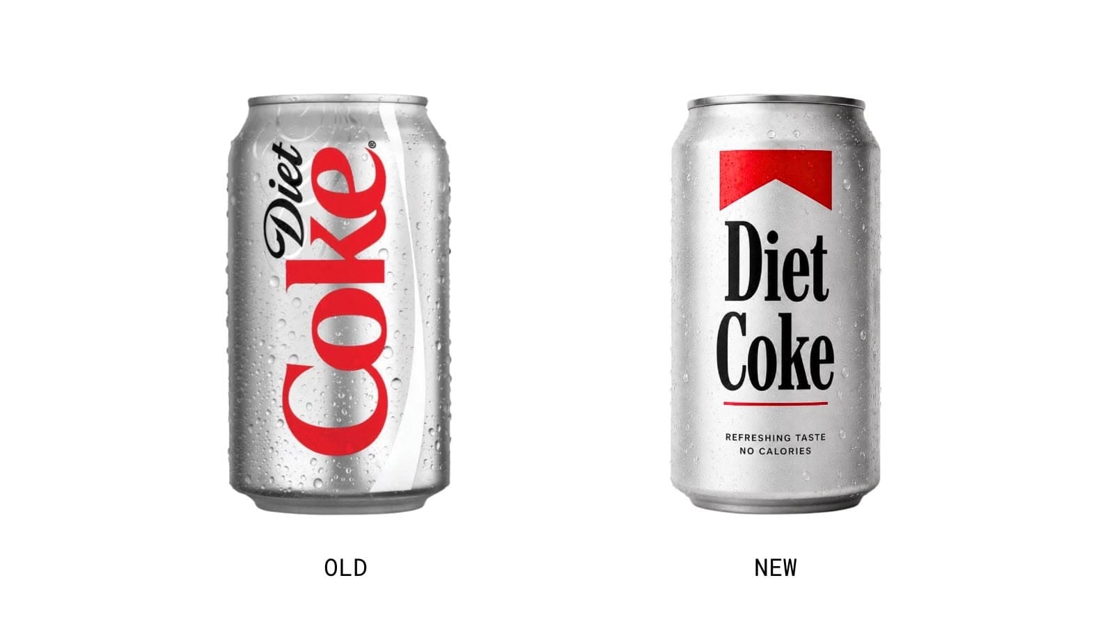 Meme comparando a nova fonte da Coca-Cola com a embalagem de Marlboro