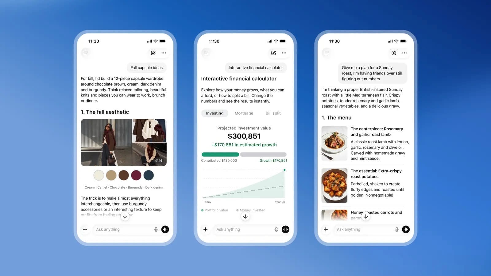 ChatGPT começa a montar interfaces sob medida para cada pergunta