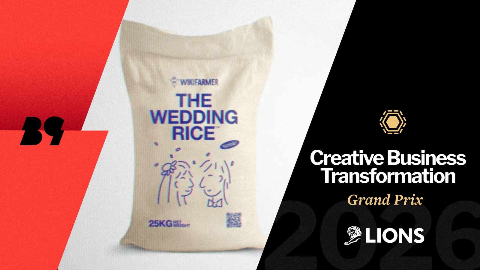 Arroz quebrado virou arroz de casamento e levou o Grand Prix de Creative Business Transformation
