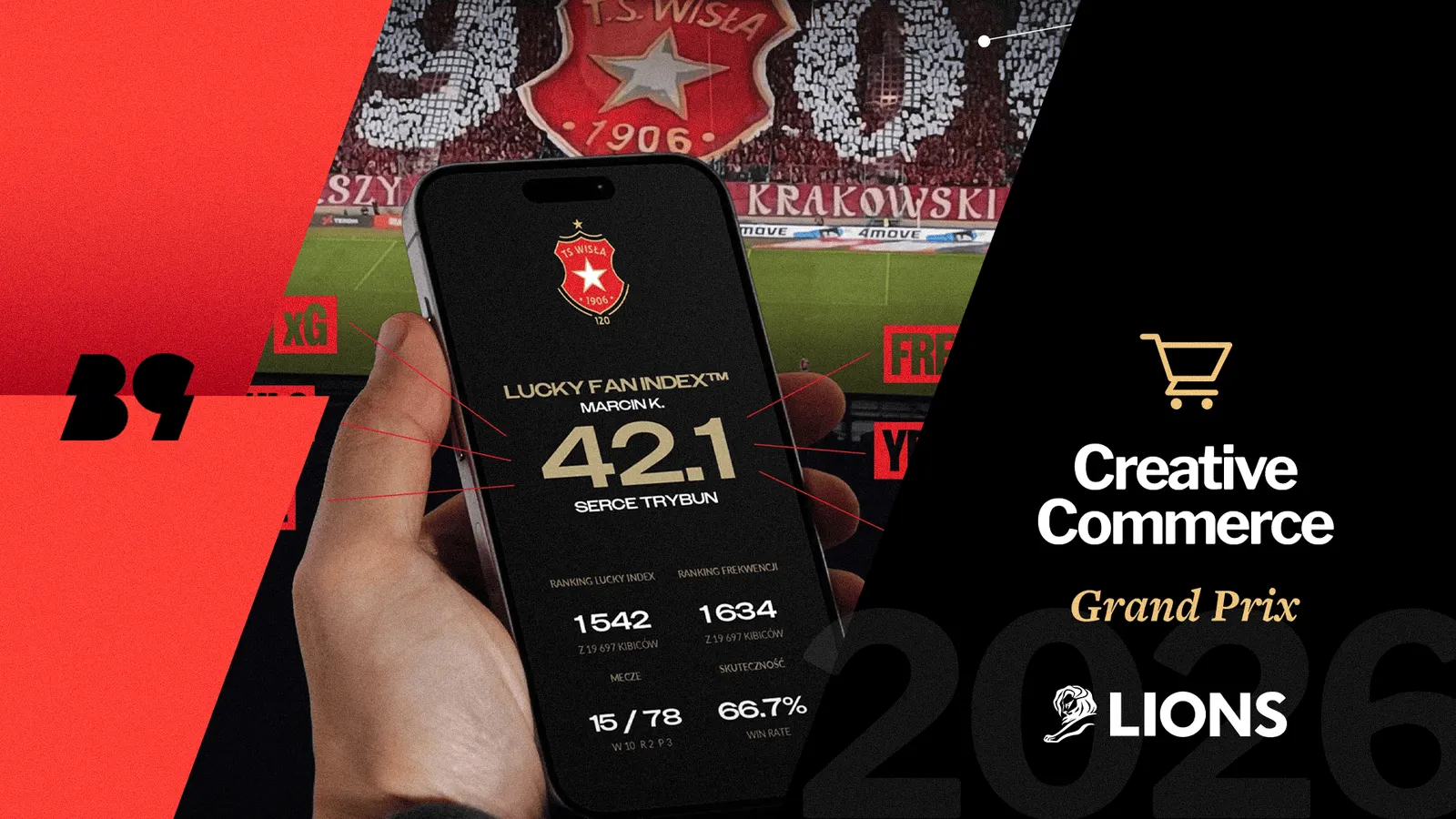 Um clube rebaixado deu a cada torcedor uma nota de sorte, e levou o Grand Prix de Creative Commerce