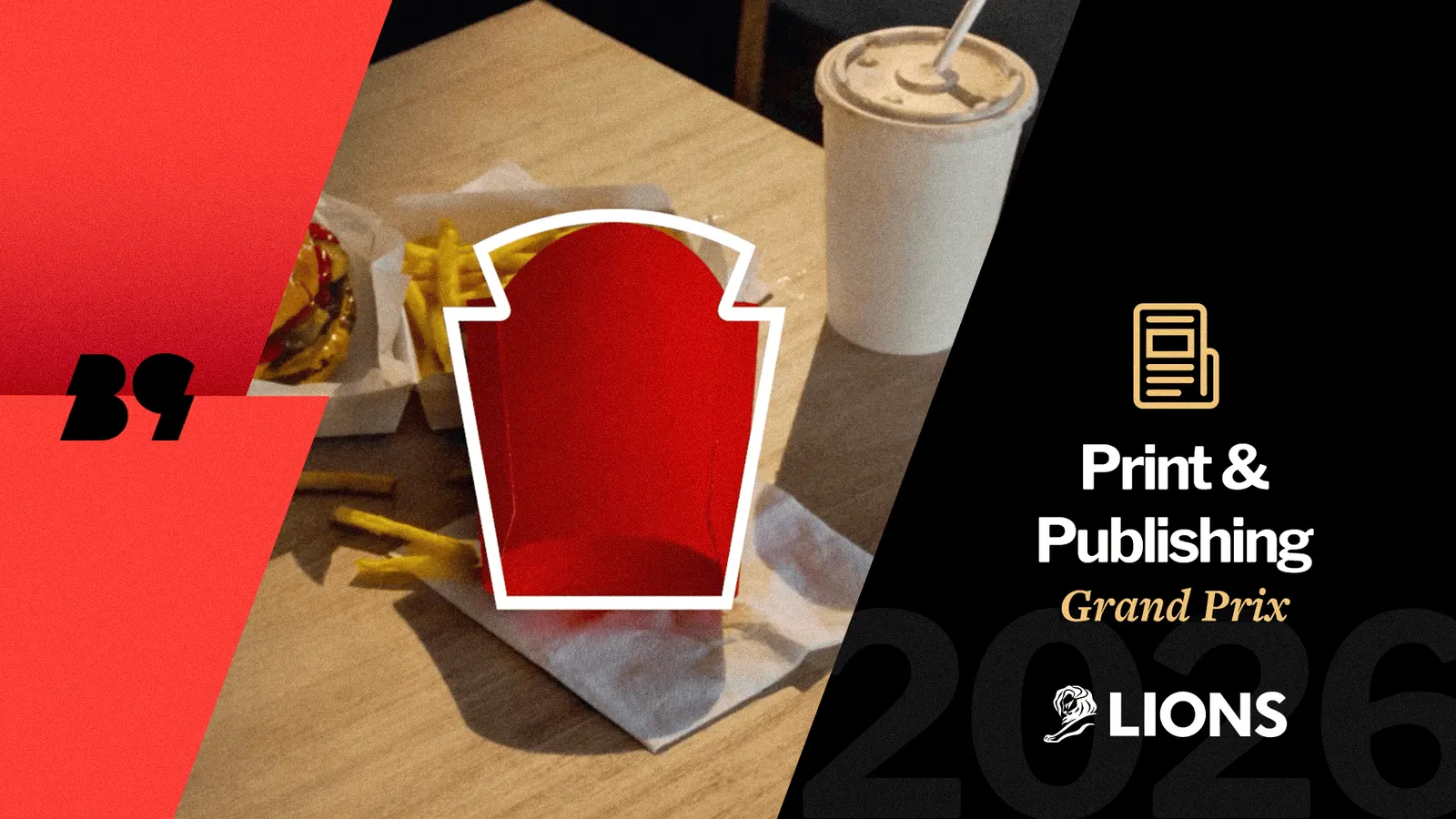 Heinz prova que todo box de batata frita tem o formato do seu logo e leva GP de Print em Cannes Lions 2026