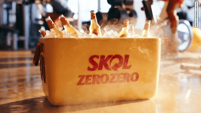 Skol expande Zero Zero pro Brasil inteiro e aponta seu humor pro mundo fitness