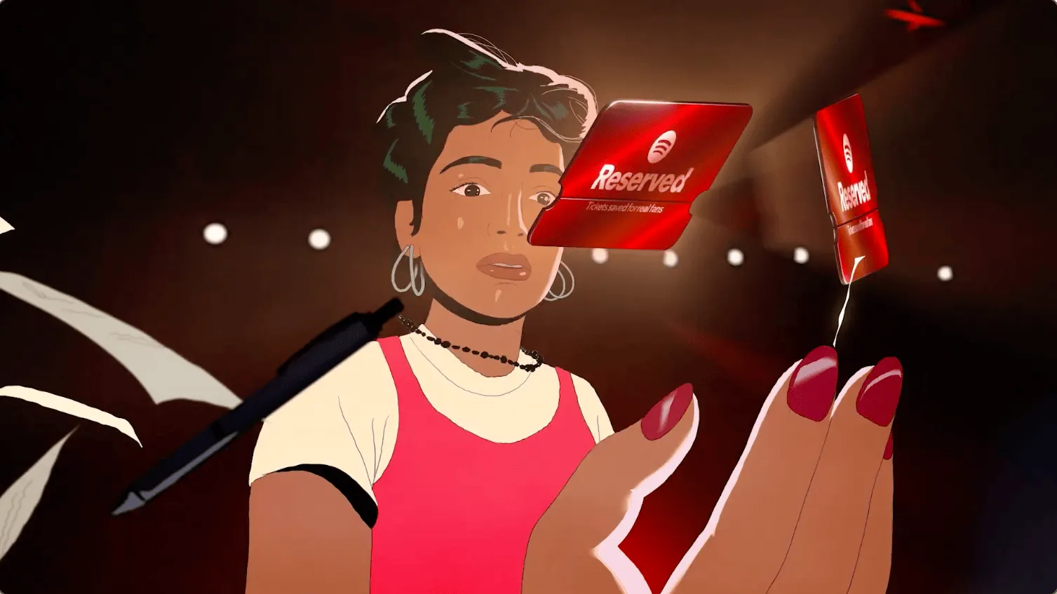 Spotify anima à mão o desespero de quem caça ingresso de show