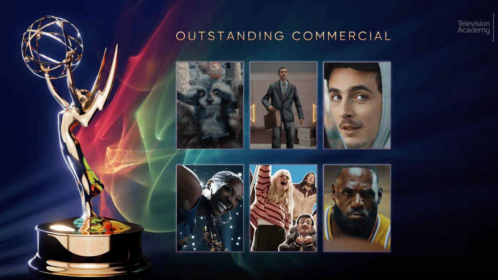 Os 6 comerciais que disputam o Emmy 2026