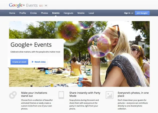 Google lança ferramenta de eventos integrada ao Google+