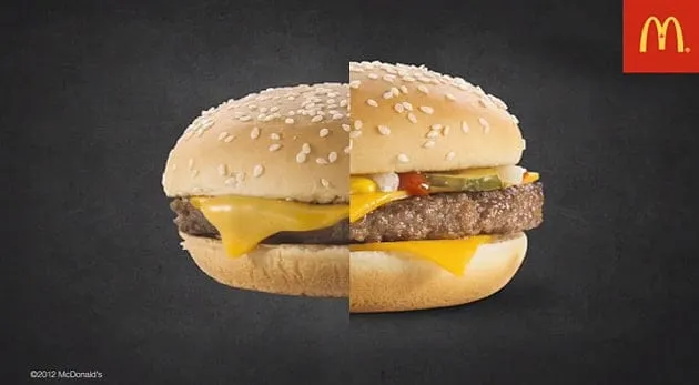 A verdade por trás das fotos apetitosas dos sanduíches do McDonald's