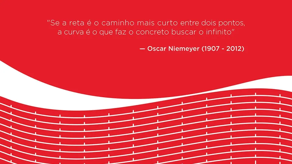 Coca-Cola faz homenagem a Oscar Niemeyer