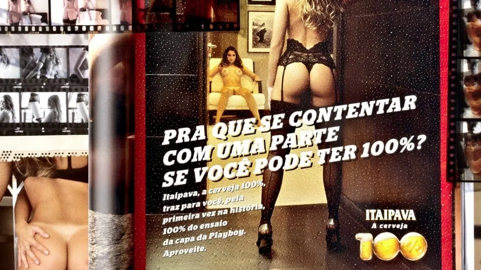 Itaipava faz Playboy publicar, pela primeira vez, 100% de um ensaio fotográfico
