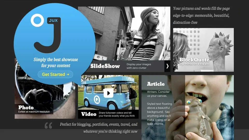 Jux, nova plataforma de blog, compete pelo visual e interface amigável
