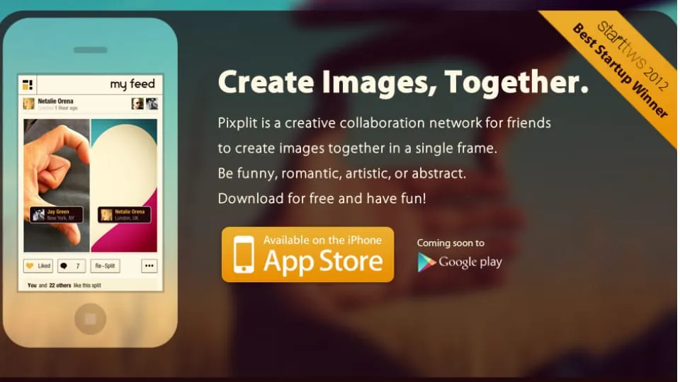 Pixplit App: um Instagram colaborativo
